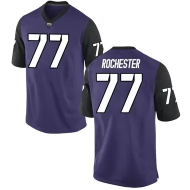 Purple Game Men's Robby Rochester TCU Horned Frogs Football College Jersey