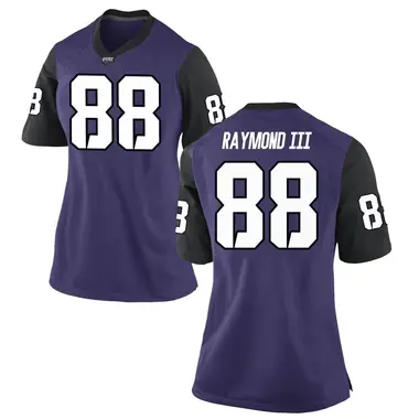 Purple Game Women's Curtis Raymond III TCU Horned Frogs Football College Jersey