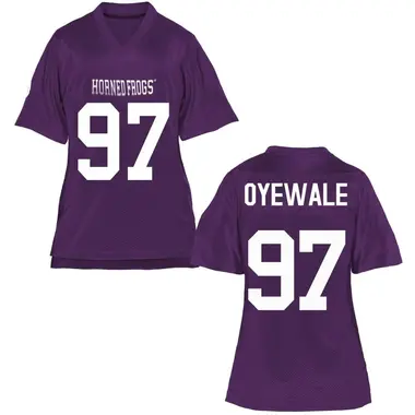Purple Game Women's Paul Oyewale TCU Horned Frogs Football College Jersey