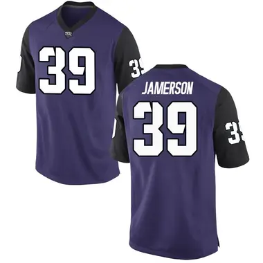 Purple Game Youth Cam Jamerson TCU Horned Frogs Football College Jersey