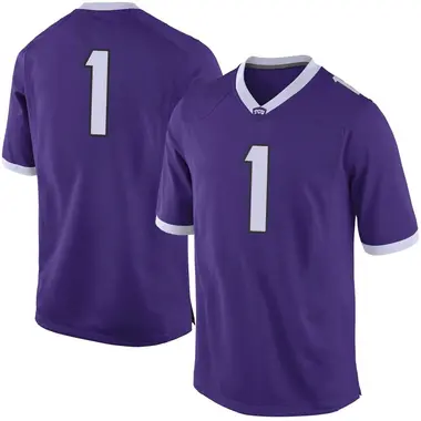 Purple Limited Men's Austin Jordan TCU Horned Frogs Football College Jersey