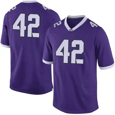 Purple Limited Men's Zachary Chapman TCU Horned Frogs Football College Jersey