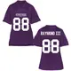 Purple Replica Women's Curtis Raymond III TCU Horned Frogs Football College Jersey