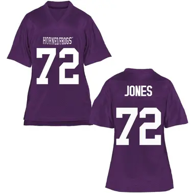 Purple Replica Women's Jackson Jones TCU Horned Frogs Football College Jersey