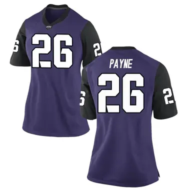 Purple Replica Women's Jeremy Payne TCU Horned Frogs Football College Jersey