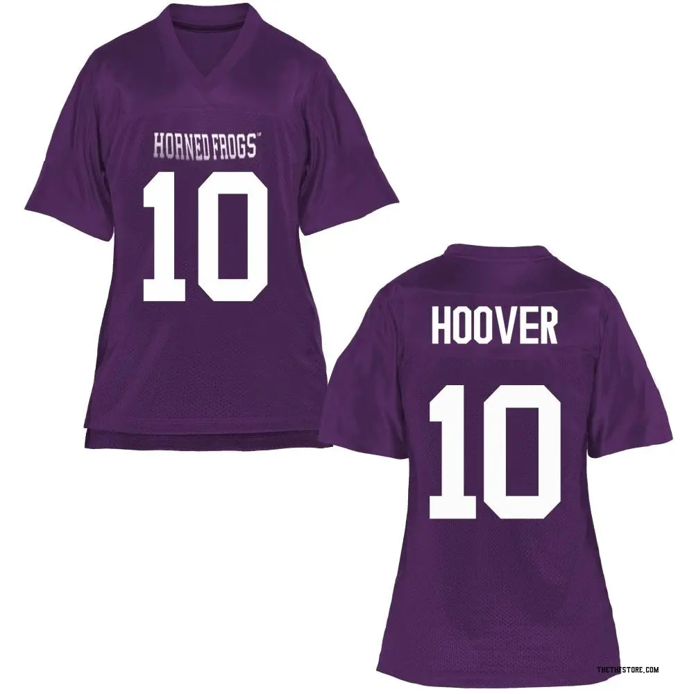 Purple Replica Women's Josh Hoover TCU Horned Frogs Football College Jersey