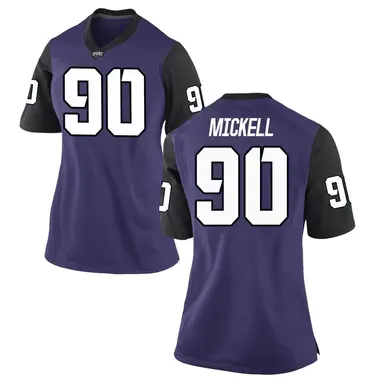 Purple Replica Women's Kelten Mickell TCU Horned Frogs Football College Jersey