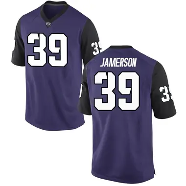 Purple Replica Youth Cam Jamerson TCU Horned Frogs Football College Jersey