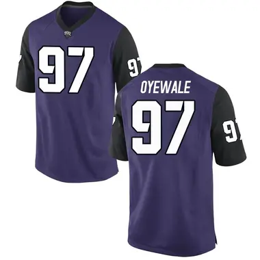 Purple Replica Youth Paul Oyewale TCU Horned Frogs Football College Jersey